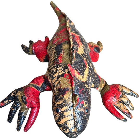 Rare Realistic 26" Reptile Plush | Gila Monster Lizard Soft Sculpture Art Toy - Picture 2 of 16